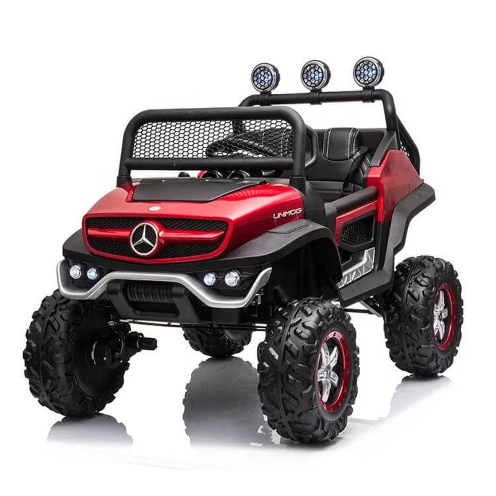 Jeep Benz Unimog Small Red 2M SMBJL199