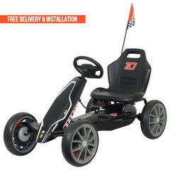 Ferrari Pedal Car Black 8928 - Colorland Toys