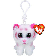 TY Beanie Boos Tabor Pink White Tiger Clip 3inch 35241 - Colorland Toys