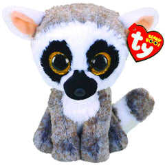 TY Beanie Boos Linus the Lemur with Glitter Eyes 6inch 36224 - Colorland Toys