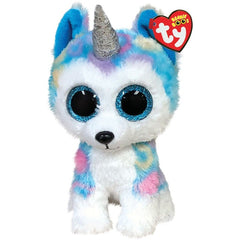 TY Beanie Boos Helena the Husky Dog with Horn 6inch 36322 - Colorland Toys