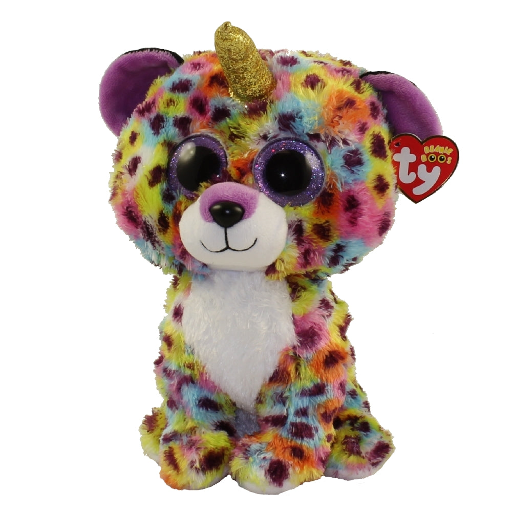 TY Beanie Boos Giselle the Rainbow Leopard 9inch 36453 - Colorland Toys