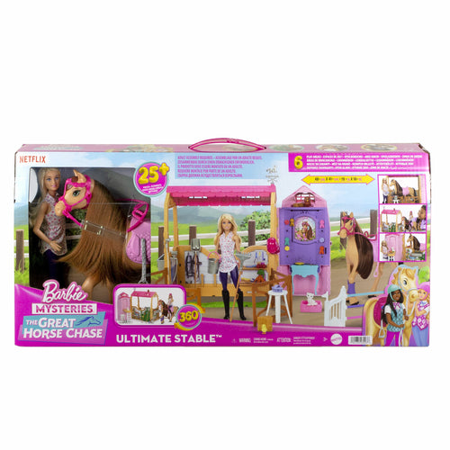 Barbie Mysteries The Great Horse Chase Ultimate Stable Playset HXJ44