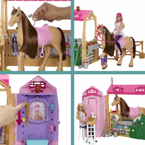 Barbie Mysteries The Great Horse Chase Ultimate Stable Playset HXJ44