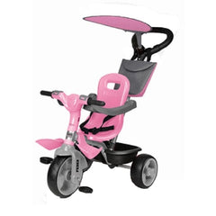 Feber Baby Plus Music Tricycle Bike Pink and Grey 800012132