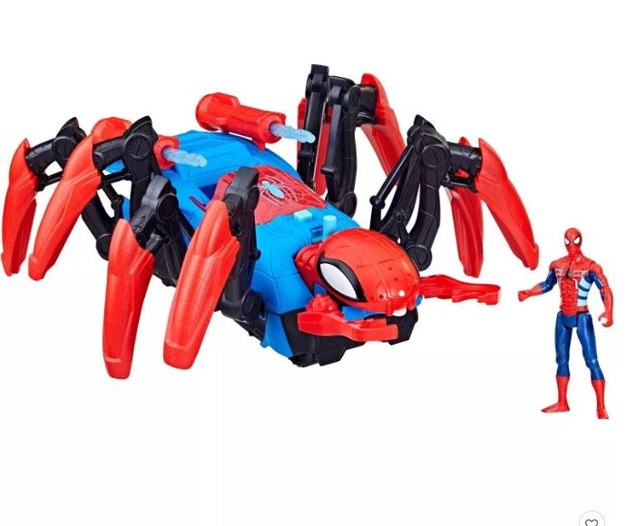 Marvel Spiderman Web Splashers Crawl 'N Blast Spider F7845