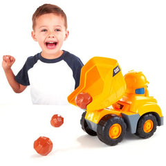 CAT Junior Crew Construction Buddies - شاحنة قلابة مع صخور 82448/82452