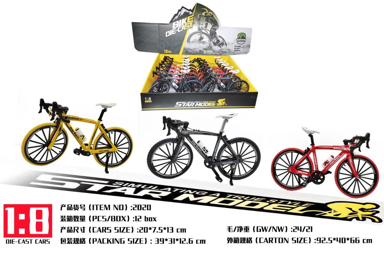 High Quality Die-cast Metal Bicycle Model 1:10 Scale City Bike for Mini Collection Assorted 2020 - Colorland Toys