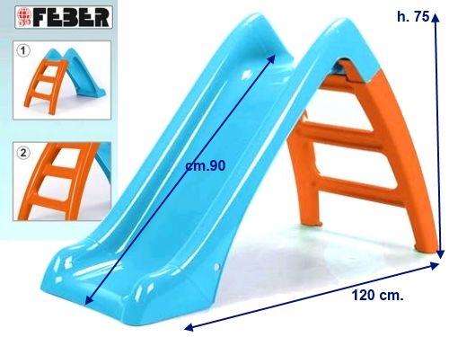 Feber Slide 107cm C20 Blue & Orange 800009593