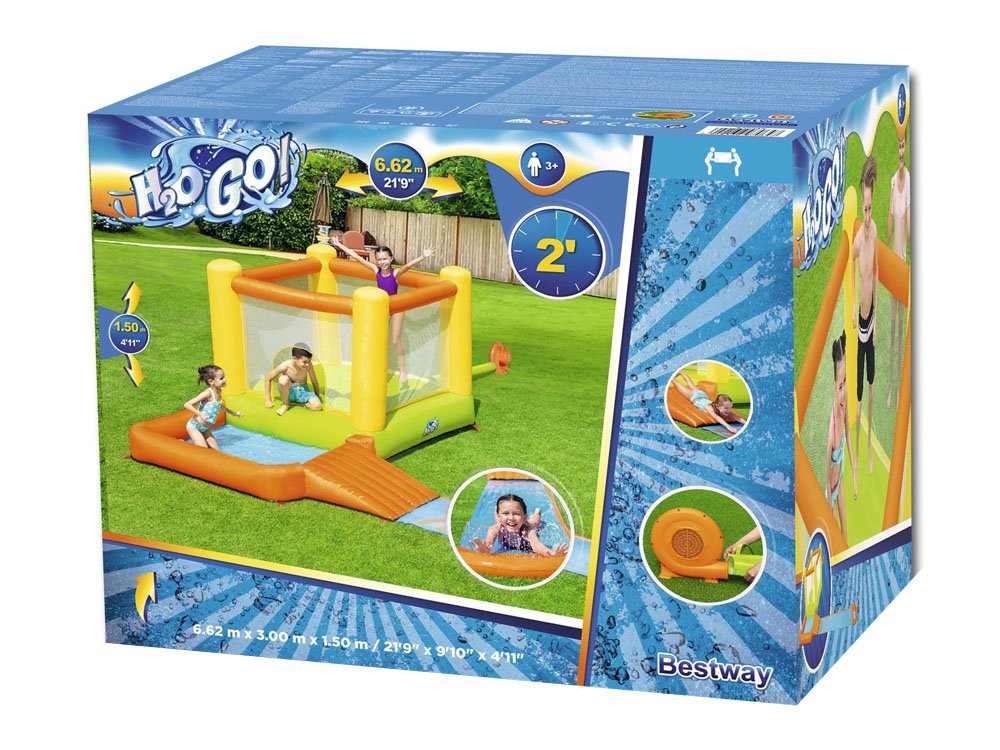 حوض سباحة ووتر بارك H2OGO من بيست واي، 6.62 متر × 3 متر × 1.50 متر، 53343