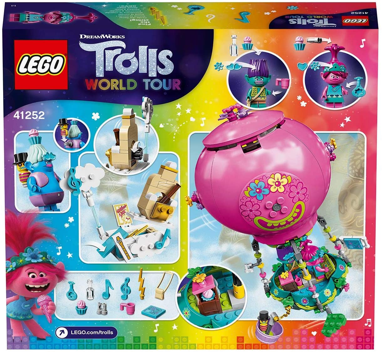 LEGO Trolls Poppy's Hot Air Balloon Adventure 41252
