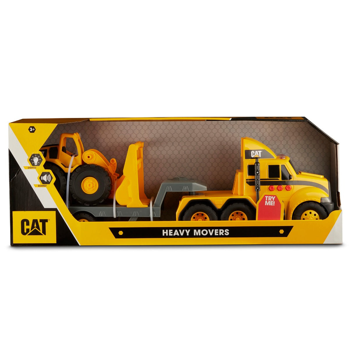 CAT Heavy Movers Flatbed With Bulldozer 82288 - Colorland Toys