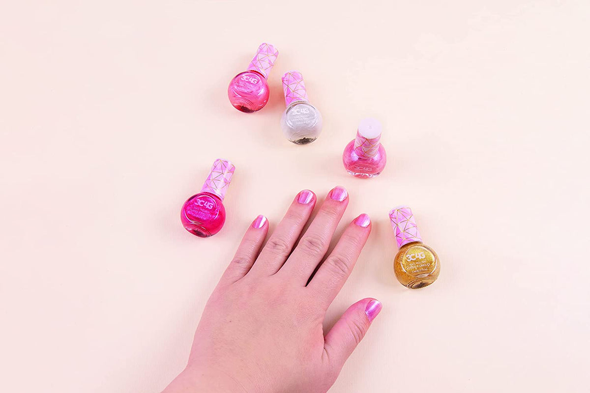 Three Cheers for Girls Pink and Gold Hexagon 5 pack 10023