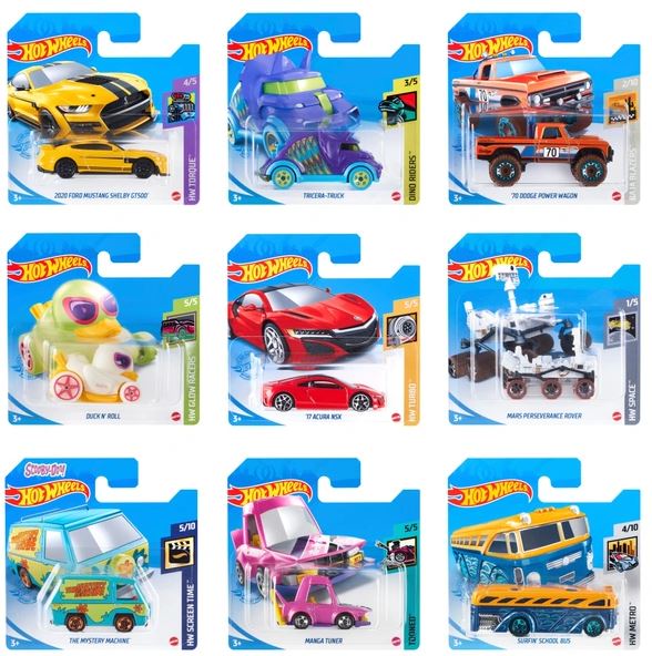 Hot Wheels Basic Die Cast Vehicle Assorted DTV55 - Colorland Toys