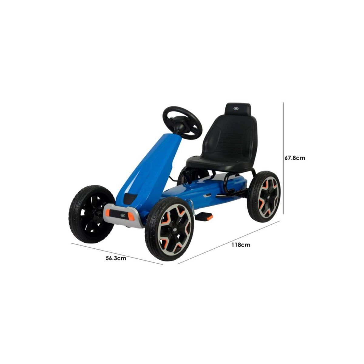 Land Rover Licensed Pedal Go Kart Blue 8956 - Colorland Toys