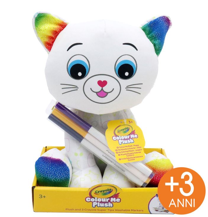 Crayola Colour Me Plush Cat