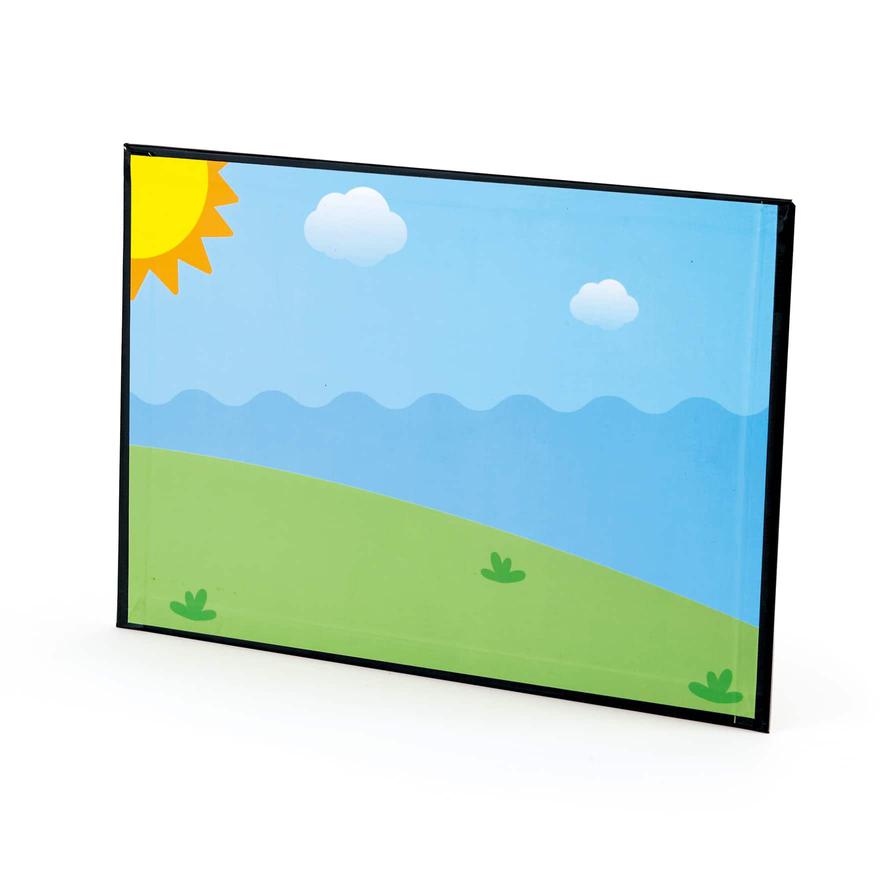 Hape Two-sided Magnetic Art Box Wooden Playset - 91pcs