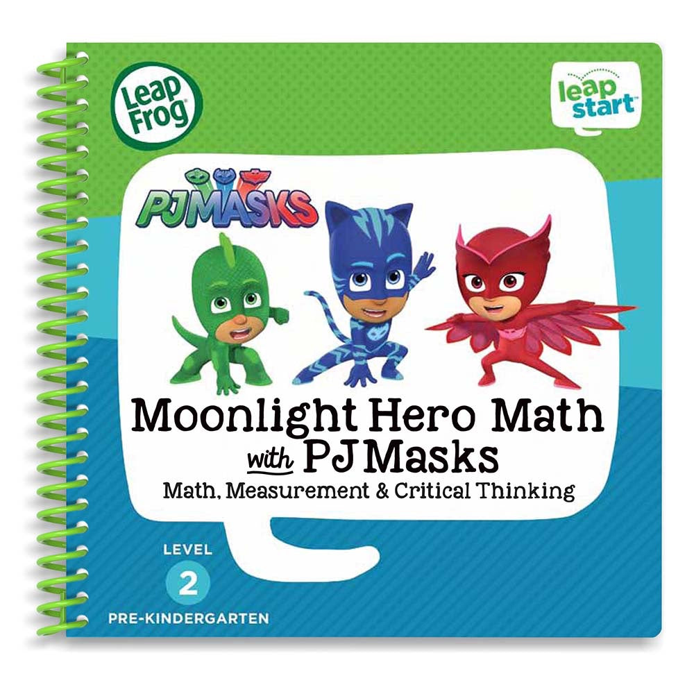 LeapFrog LeapStart Moonlight Hero Math with PJ Masks Book 3D 80-480100