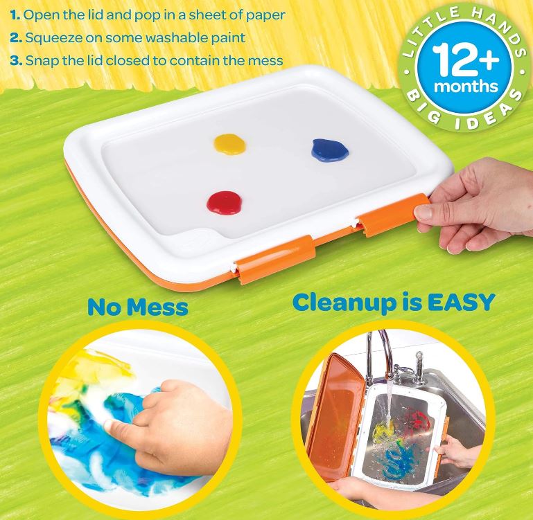 Crayola Easy-Clean Fingerpaint Set