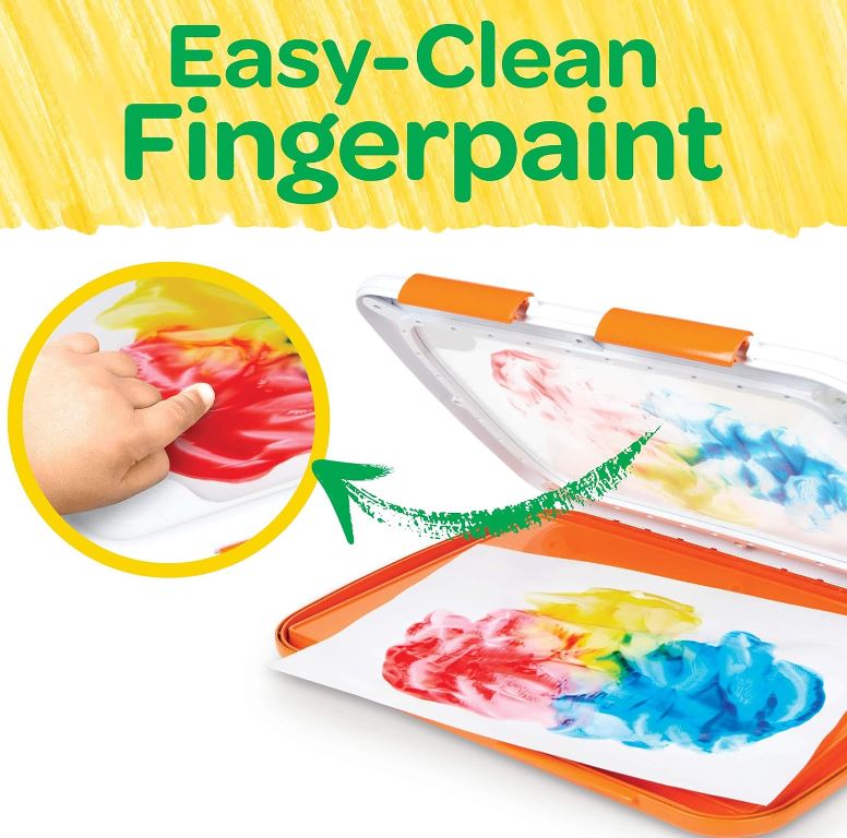 Crayola Easy-Clean Fingerpaint Set