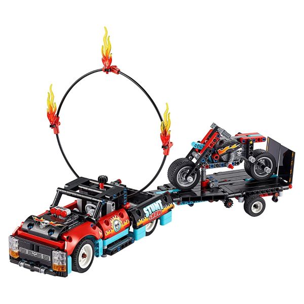 LEGO Technic Stunt Show Truck & Bike Toys Set 42106 - Colorland Toys