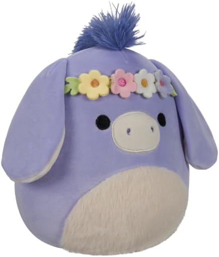 Squishmallow Little Plush Easter - Milanda the Periwinkle Donkey 7.5inches