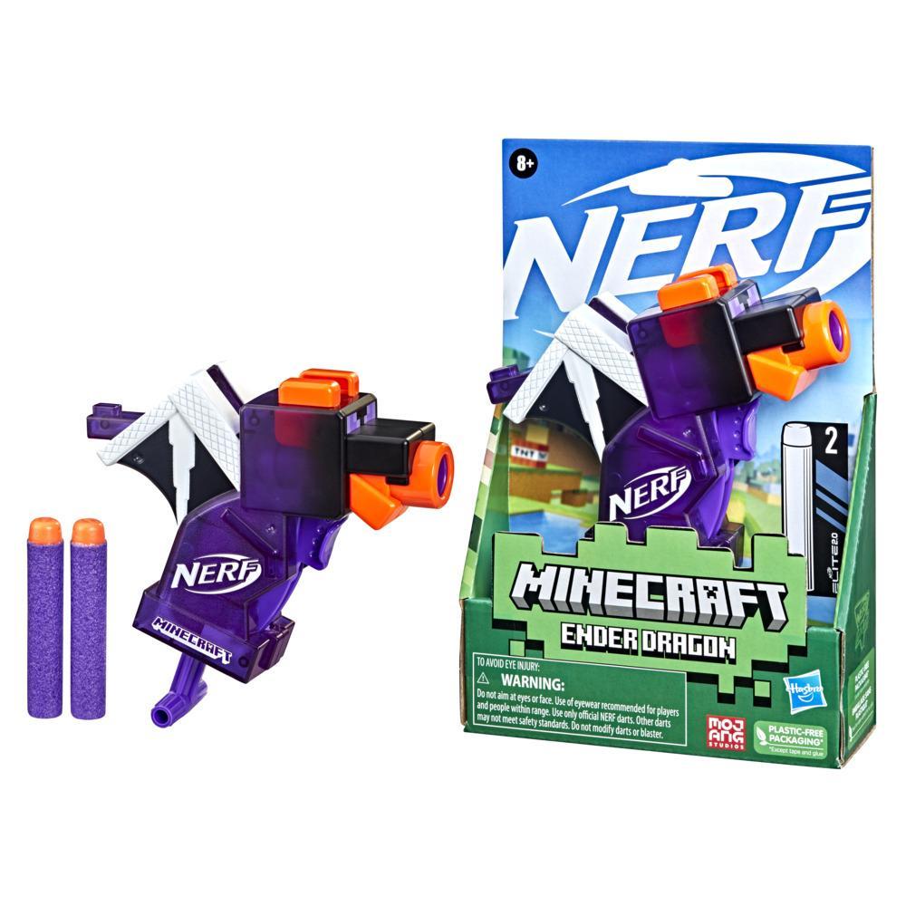Nerf MicroShots Minecraft Ender Dragon Mini Blaster F4421/F4417