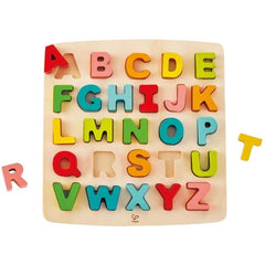 Hape Chunky Alphabet Educational Wooden Puzzle - Colorland Toys