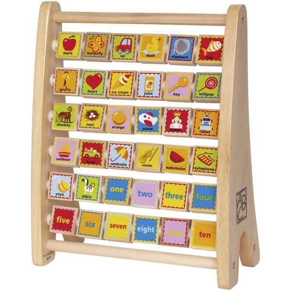 Hape Educational Alphabet Wooden Abacus - Colorland Toys