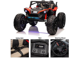 4x4 Buggy UTV 2 Seater 4M Electric Car Red - Colorland Toys