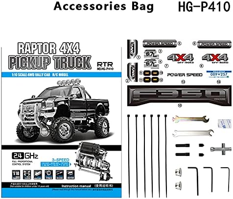 Raptor 4x4 Pickup Truck 1:10 Scale 4WD Rally RC Car