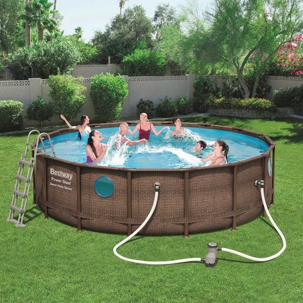 Bestway Power Steel Swim Vista Series II Round Pool 4.88mx1.22m