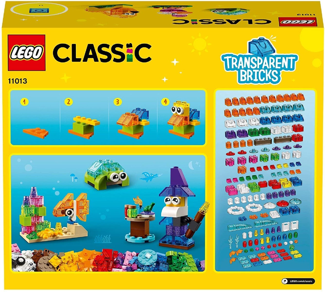LEGO Classic Creative Transparent Bricks 11013