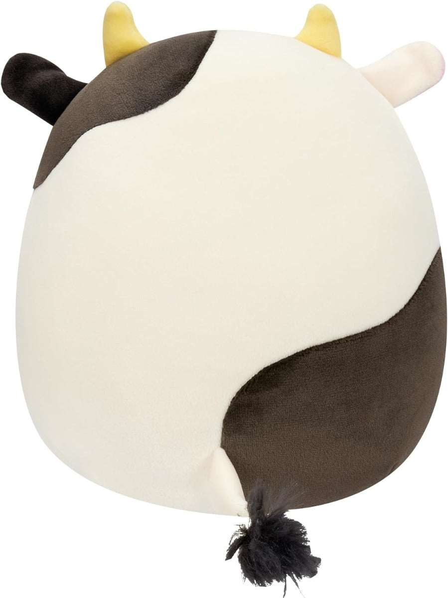 Squishmallow Connor Black and White Cow 7.5inches SQCR05373