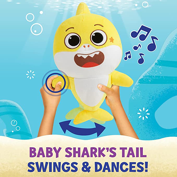Baby Shark's Big Show Sing & Swing Baby Shark & William Plush 61337