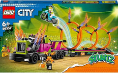 شاحنة LEGO City Stunt وتحدي حلقة النار 6425788/60357