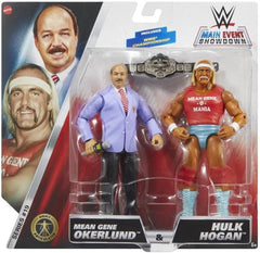 WWE Mattel Mean Gene Okerlund vs Hulk Hogan Action Figure GDF63/JCV69