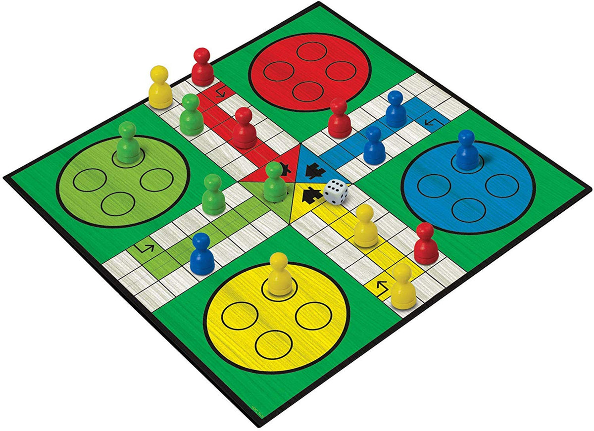 Merchant Ambassador Classic Game Wood Ludo - Colorland Toys