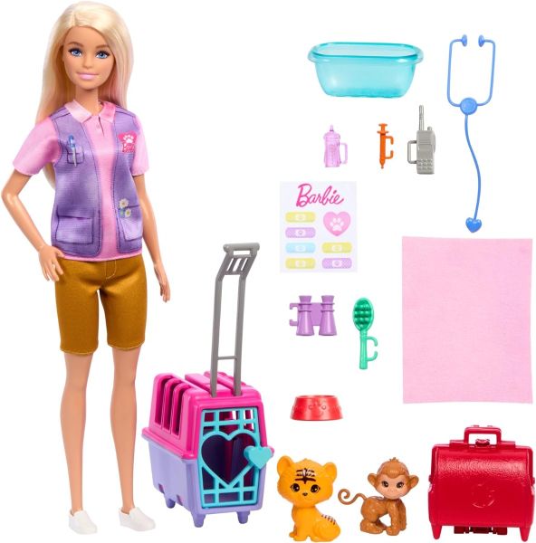 Barbie Animal Rescue and Recover Doll HRG50