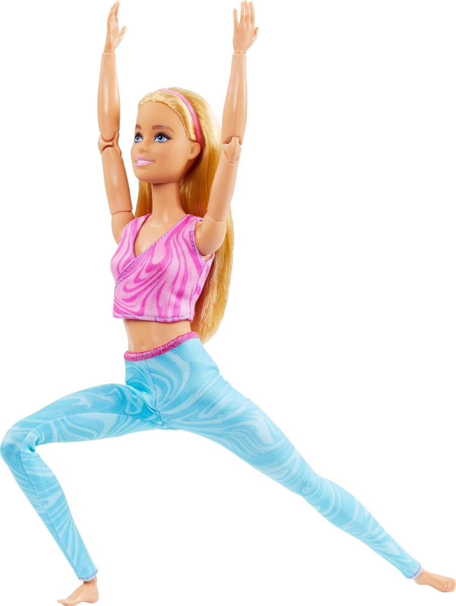 Barbie Made to Move Blonde Fashion Doll HRH27