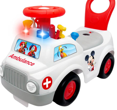 Kiddieland Mickey Activity Ambulance Ride-On 060400