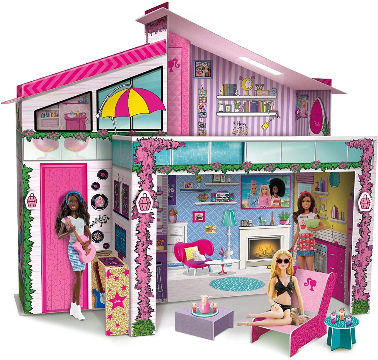 Lisciani Barbie Summer Villa With Doll 76932