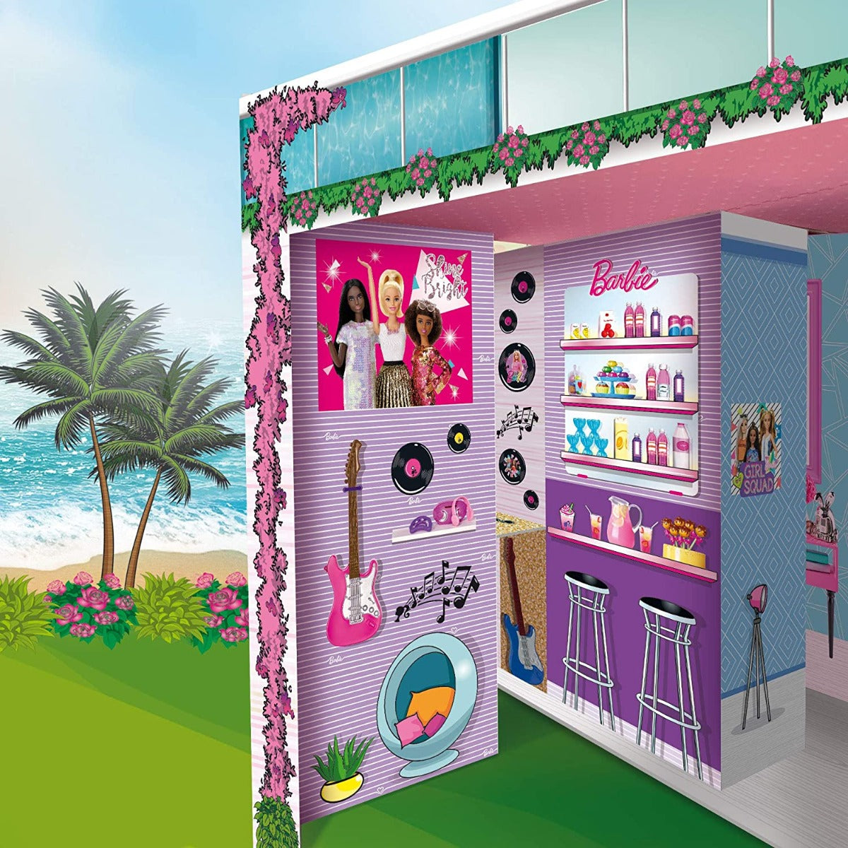 Lisciani Barbie Summer Villa With Doll 76932