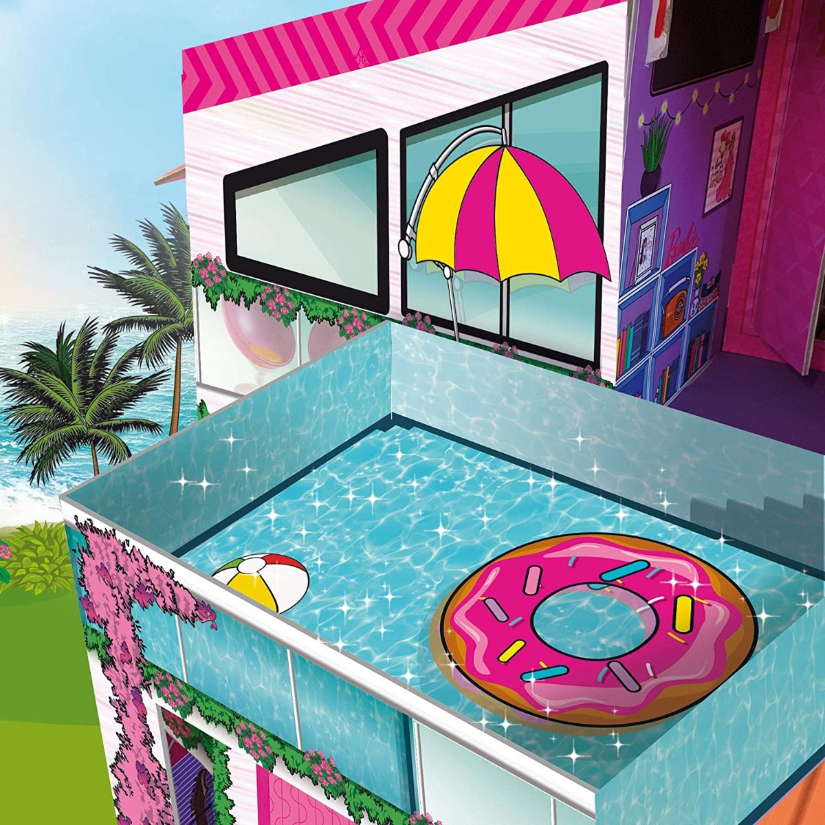 Lisciani Barbie Summer Villa With Doll 76932