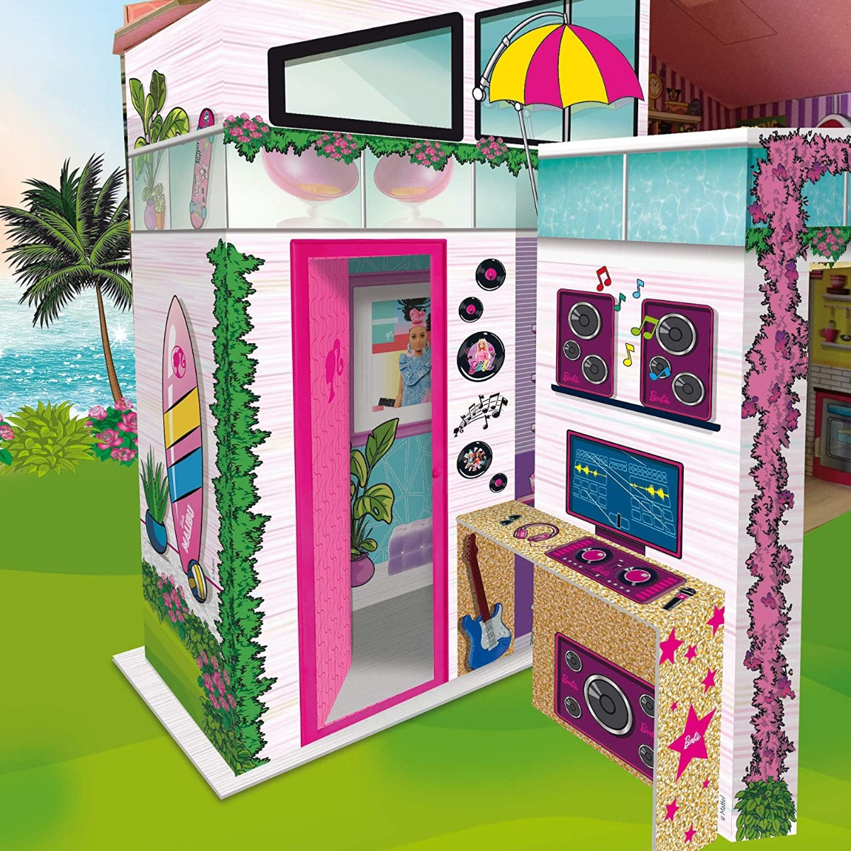 Lisciani Barbie Summer Villa With Doll 76932