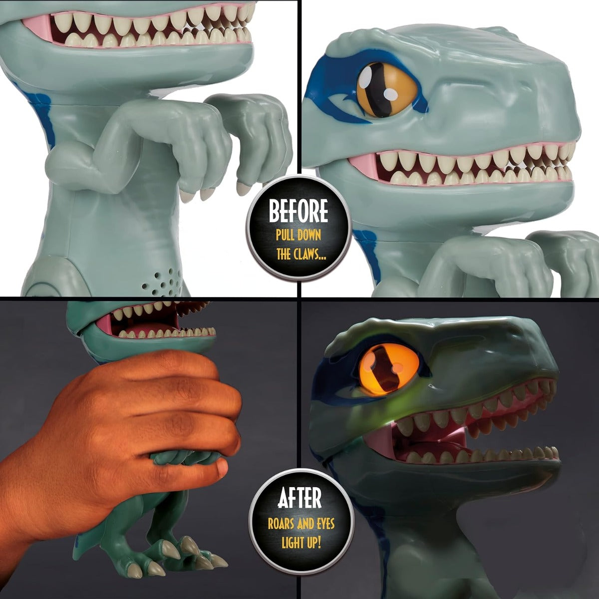 Jurassic World Dominion Trigger Chomper - Blue Dominion JUR-1034