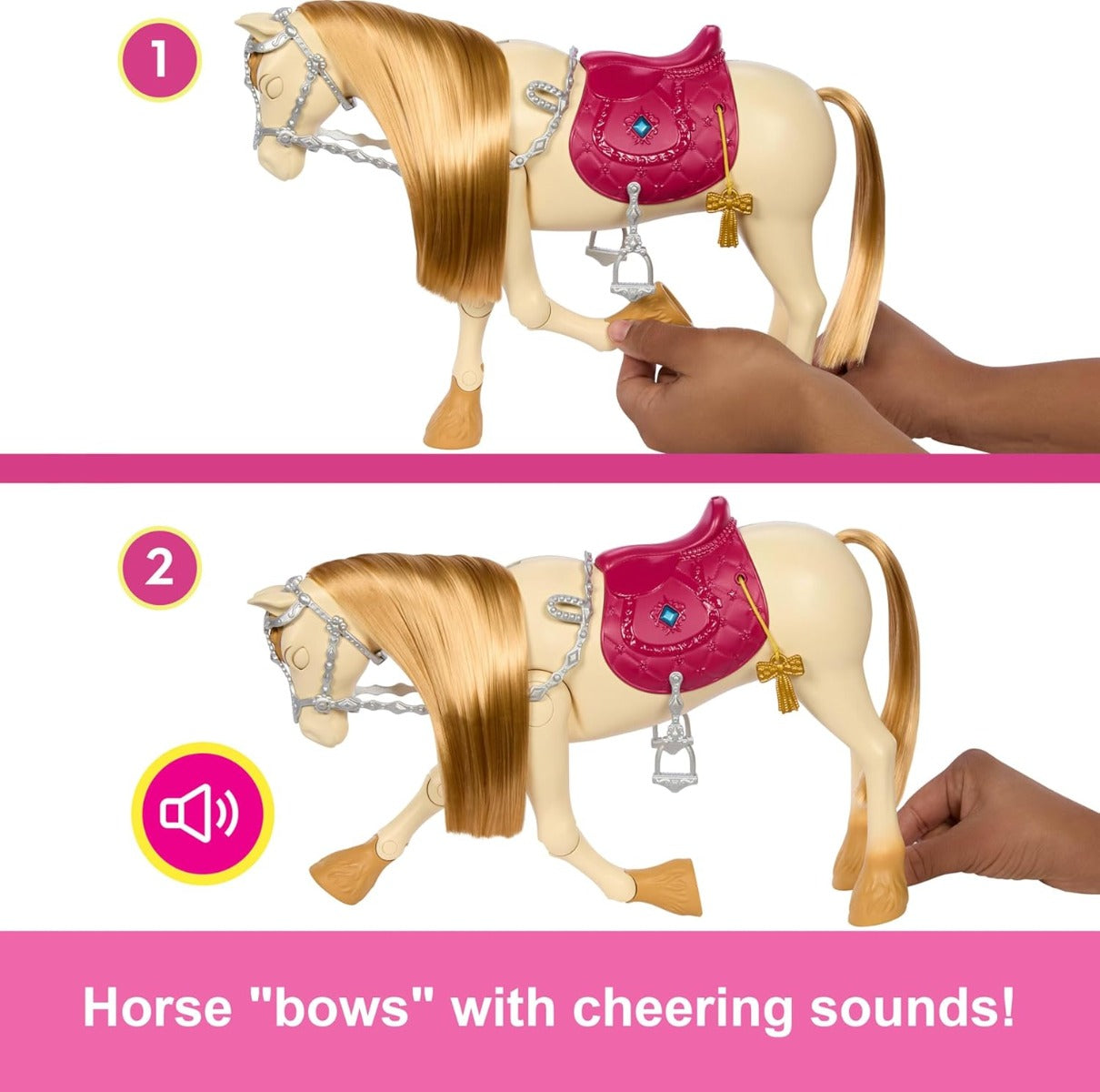 Barbie Mysteries The Great Horse Chase Dance And Show Horse - Cheval