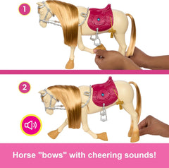Barbie Mysteries The Great Horse Chase Dance And Show Horse - Cheval