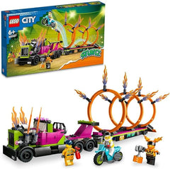 شاحنة LEGO City Stunt وتحدي حلقة النار 6425788/60357