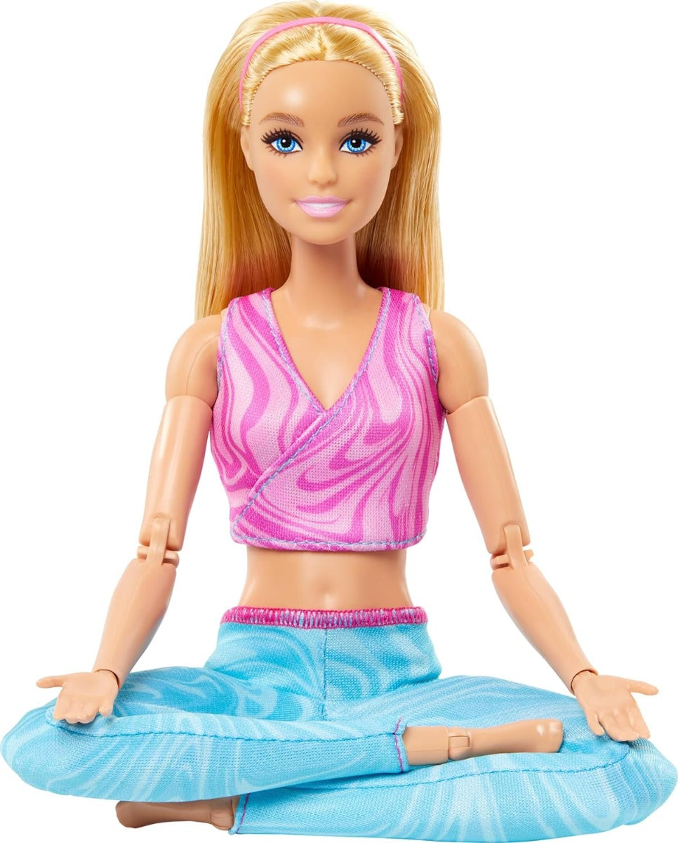 Barbie Made to Move Blonde Fashion Doll HRH27